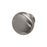 Hollow Brass Cabinet Knob Nickel Plated, Brushed 1
