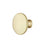 Modern Zinc Alloy Cabinet Knob Brushed Brass Plated 1