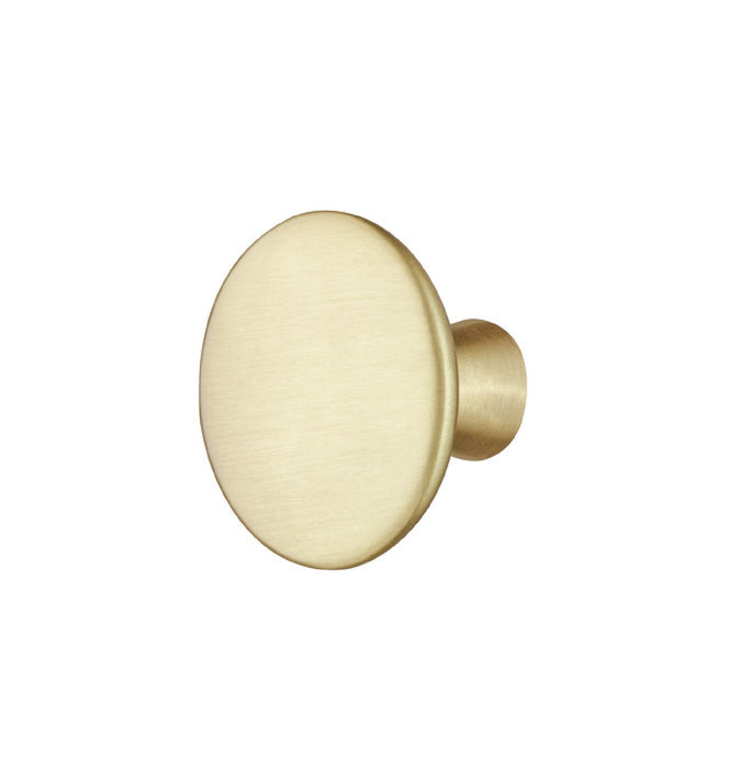 Modern Zinc Alloy Cabinet Knob Brushed Brass Plated 1