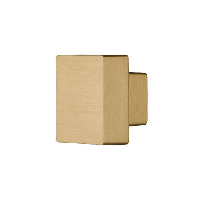 District Zinc Alloy Cabinet Knob Brushed Brass 1