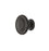 Dakota Zinc Cabinet Knob Matte Black 1