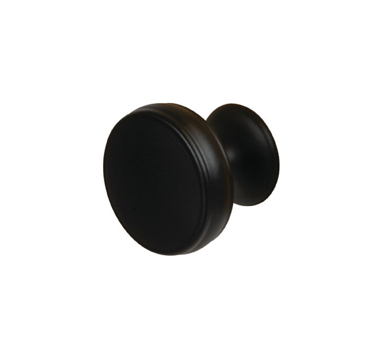 Renown Zinc Cabinet Knob Matte Black 1