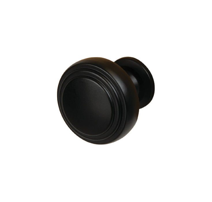 Winsome Zinc Cabinet Knob Matte Black 1