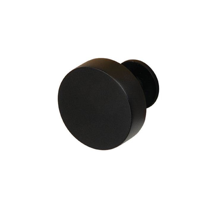 Radius Stainless Steel Cabinet Knob Matte Black 1