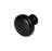 Carmel Zinc Cabinet Knob Black, Matte 1
