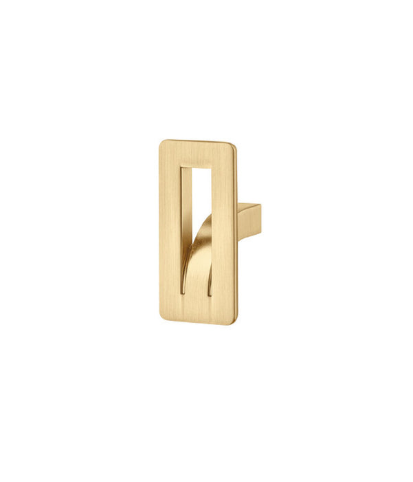 Sancerre Zinc Cabinet Knob Satin Brushed Gold 1