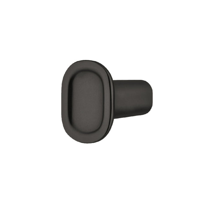 Fossetta Zinc Alloy Cabinet Knob Matte Black 1