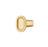 Fossetta Zinc Alloy Cabinet Knob Brushed Gold 1