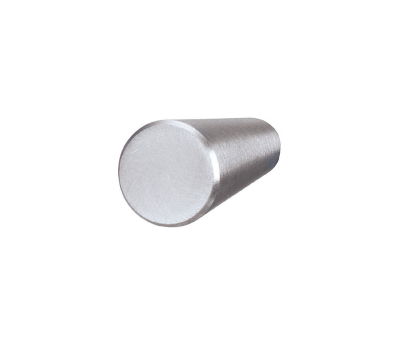 Mid-Century Modern Stainless Steel Cabinet Knob Matte Brushed 1