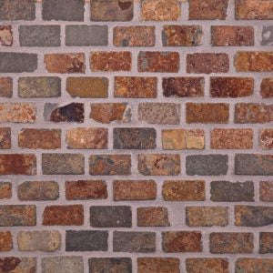 Imperial Multicolor Tumbled Slate Mosaic - 12" x 12" x 3/8"