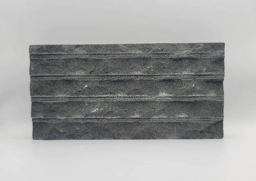 Inca Gray Basalt Tile - Grooved