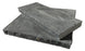 Indian Black Limestone Wall Cap Tumbled & Brushed 1