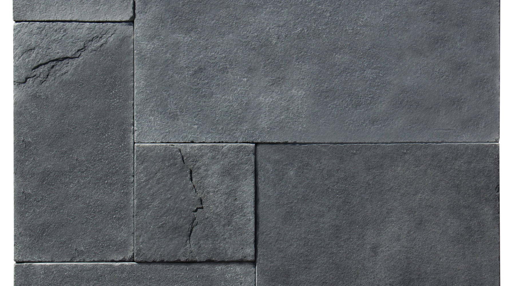 Indian Black Limestone French Paver Versailles Pattern Tumbled 1