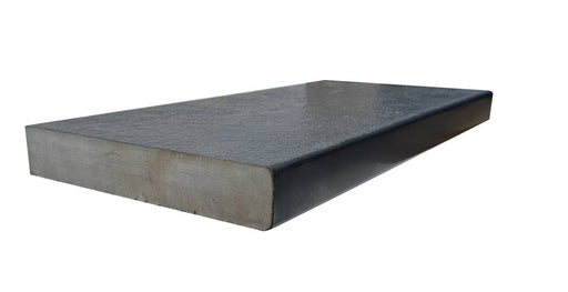 Indian Black Limestone Modern Coping Tumbled & Brushed 1