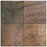 Full Tile Sample - Indian Copper Slate Tile - 12" x 12" Natural Cleft Face, Gauged Back