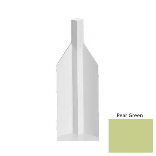 Pear Green Rubber Inside Micro Corner Satin 1