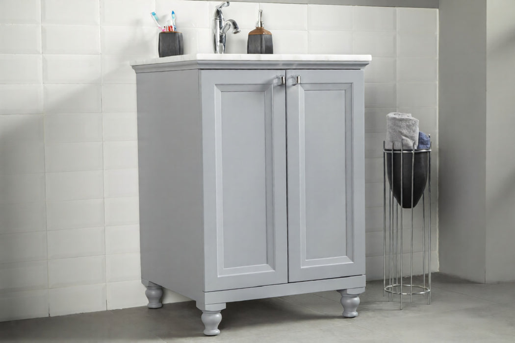 Isabel Wood Grey Bathroom Vanity Grey 3