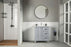 Isabel Wood Grey Bathroom Vanity Grey 2