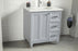 Isabel Wood Grey Bathroom Vanity Grey 3