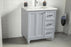 Isabel Wood Grey Bathroom Vanity Grey 3