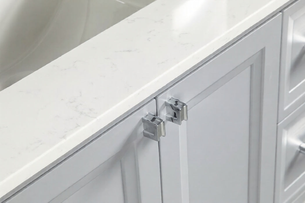 Isabel Wood Grey Bathroom Vanity Grey 4