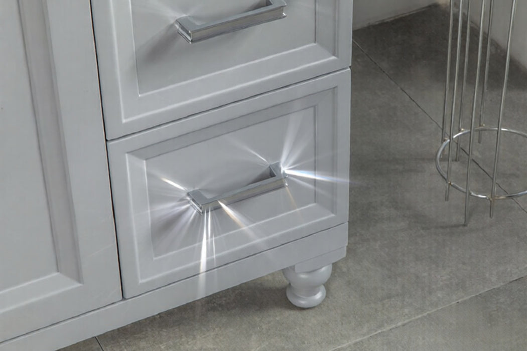 Isabel Wood Grey Bathroom Vanity Grey 3
