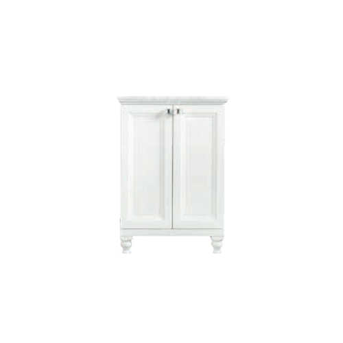 Isabel Wood White Bathroom Vanity White 1