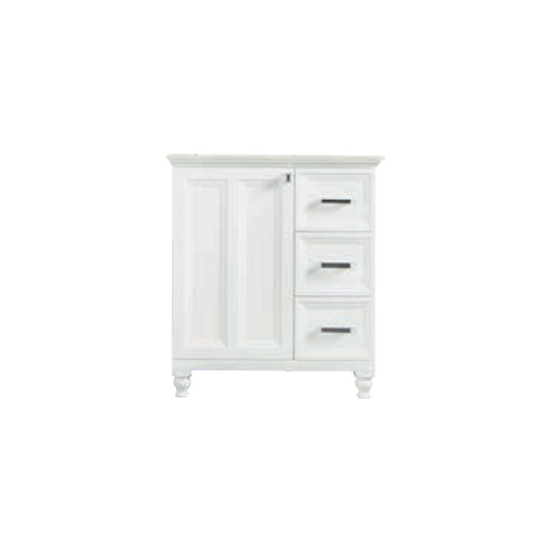 Isabel Wood White Bathroom Vanity White 1