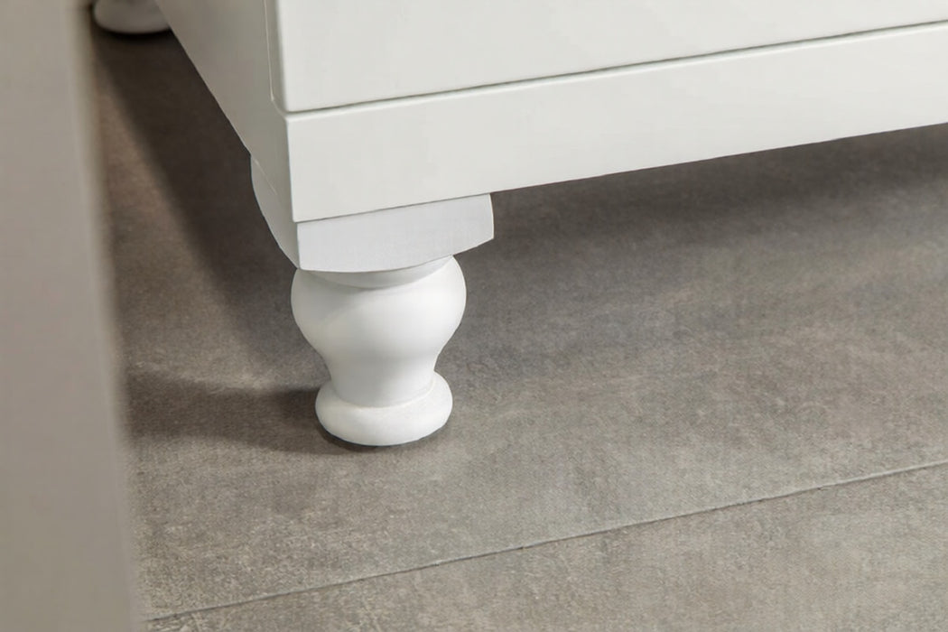 Isabel Wood White Bathroom Vanity White 5