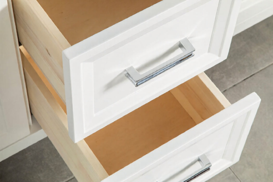 Isabel Wood White Bathroom Vanity White 3