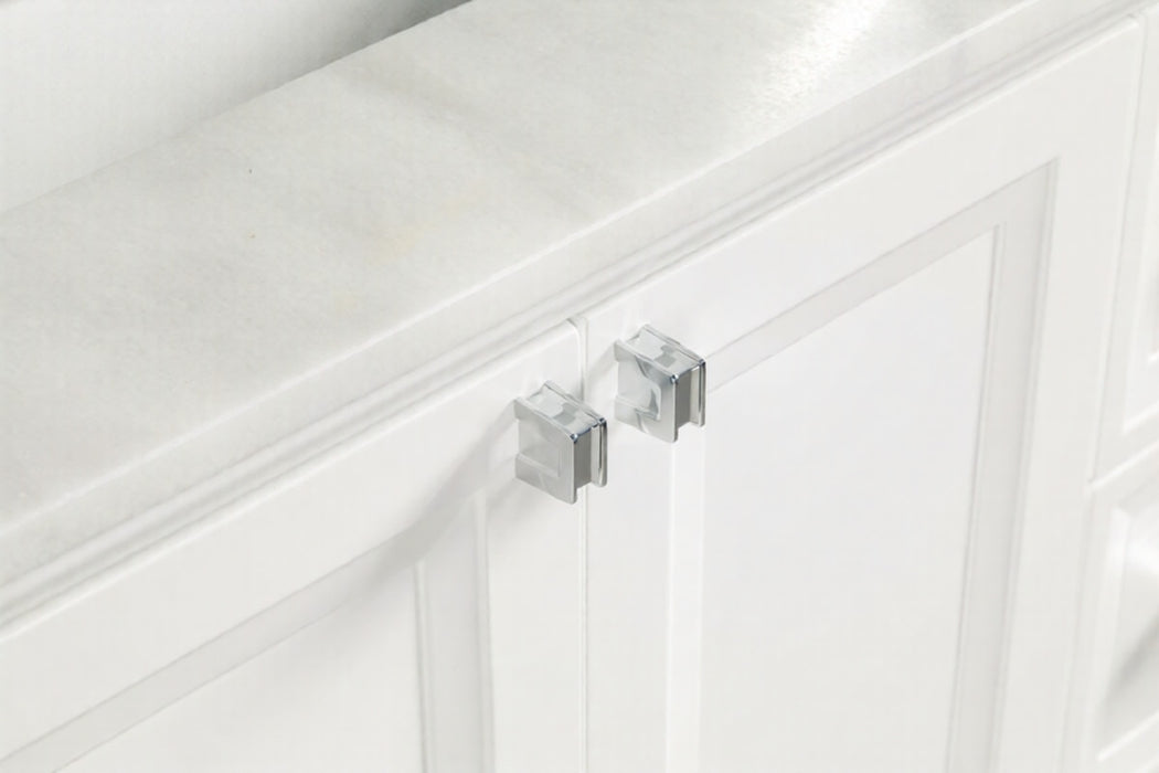 Isabel Wood White Bathroom Vanity White 5