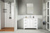 Isabel Wood White Bathroom Vanity White 2