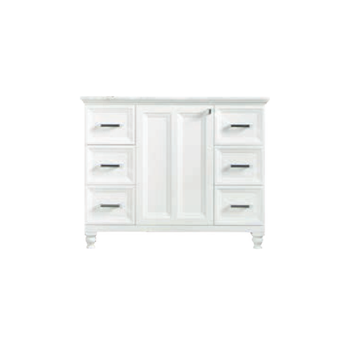 Isabel Wood White Bathroom Vanity White 1