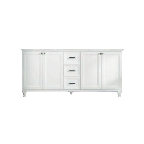 Isabel Wood White Bathroom Vanity White 1