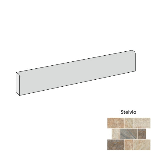 Italian Stones Porcelain Stelvio IS62 Bullnose Natural 1