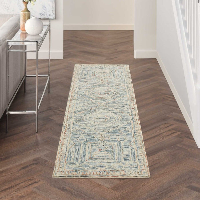 Interlock Wool Blue Multicolor BLUMT