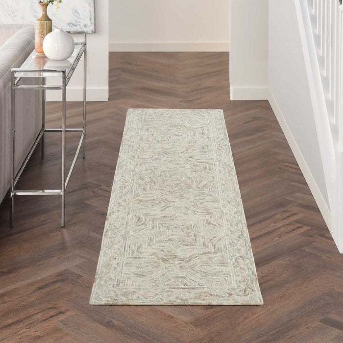 Interlock Wool Blue Ivory BLUIV
