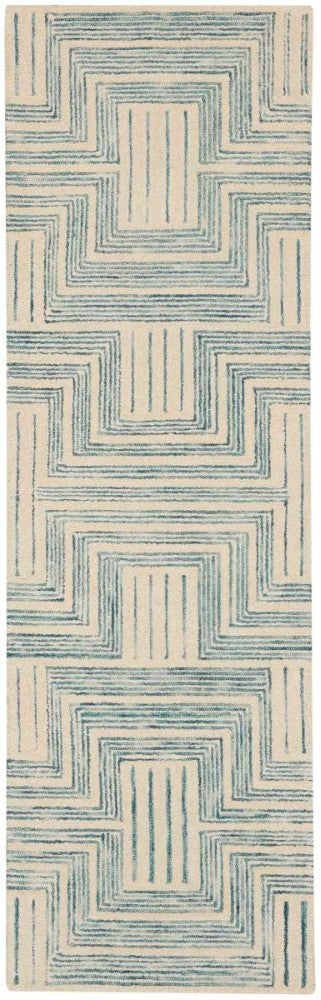 Interlock Ivory Turquoise IVTUR
