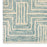 Interlock Ivory Turquoise Wool IVTUR