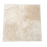 Full Tile Sample - Ivory Cross Cut Travertine Tile - 8" x 8" x 3/8" Chiseled & Brushed