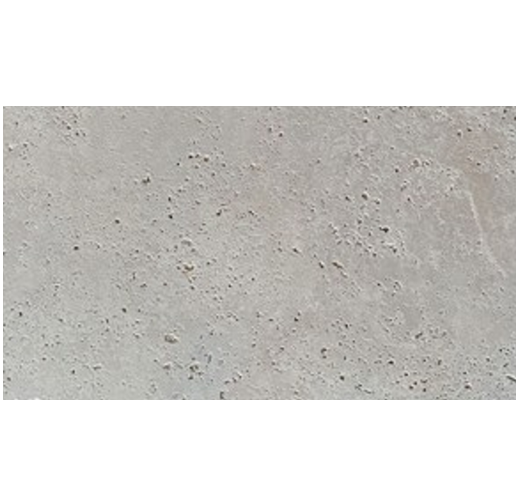 Ivory Cross Cut Travertine Tile Chiseled & Brushed 1