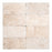 Ivory Cross Cut Travertine Tile - Tumbled 1