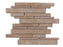 Ivory Filled & Honed Travertine Mosaic - Linear