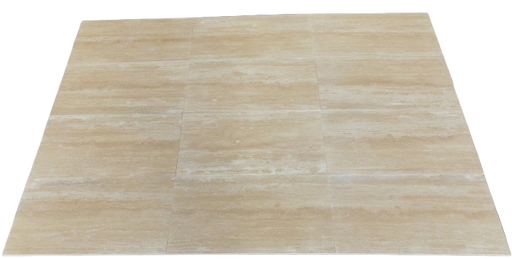 Full Tile Sample - Ivory Spazzolato Travertine Tile - 18" x 36" x 5/8" Filled & Honed