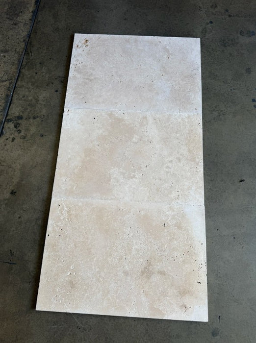Ivory Cross Cut Travertine Tile Tumbled 4