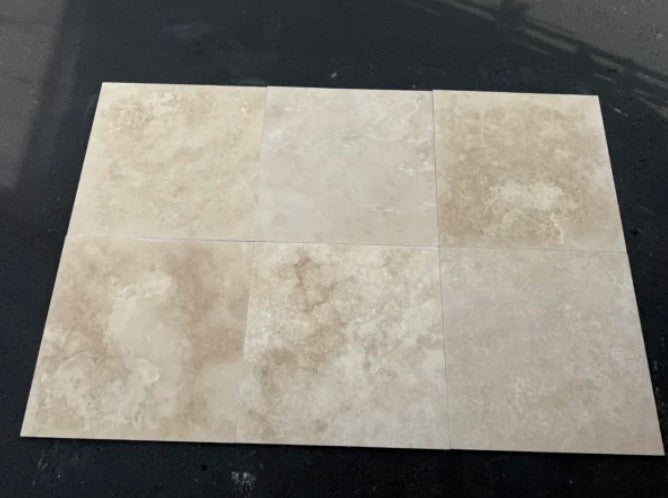 Ivory Cross Cut Travertine Tile Tumbled 3