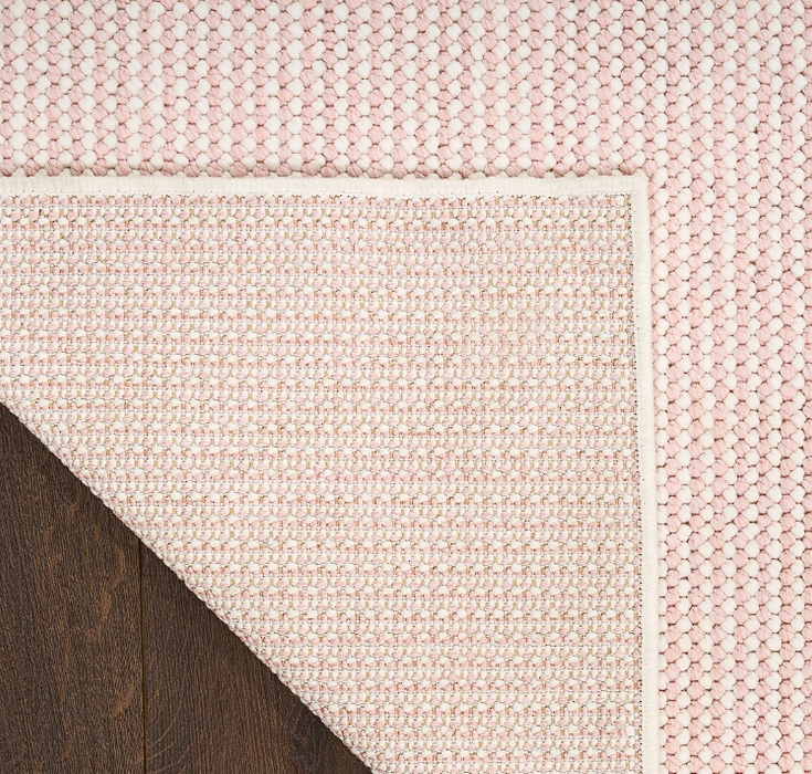 Natural Texture Ivory Rose NTX01 Polyester Contemporary Area Rug - 10 Ft x 14 Ft