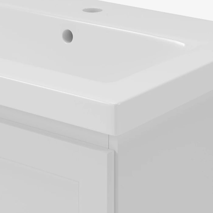 Jaxon Wood White Bathroom Vanity White 3
