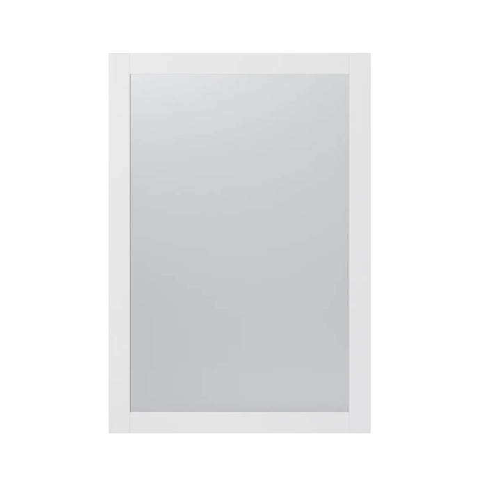 Jaxon Wood White Bathroom Mirror White 3