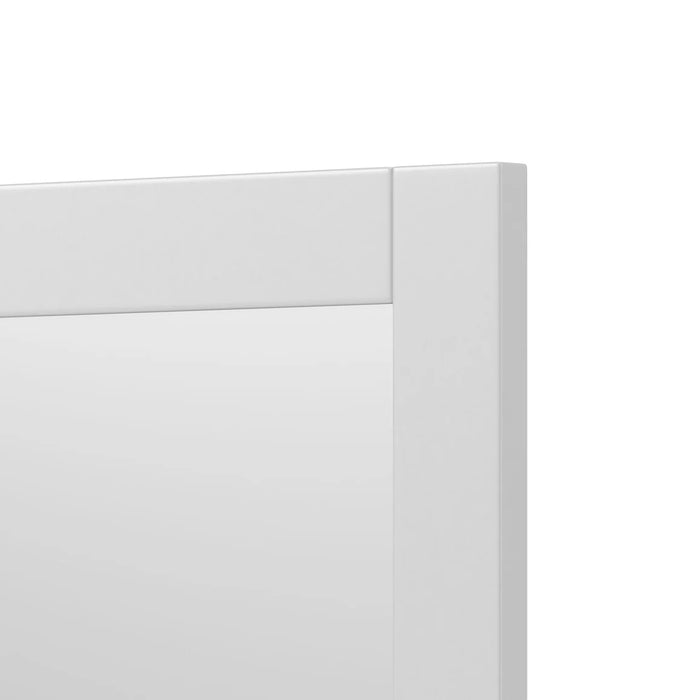 Jaxon Wood White Bathroom Mirror White 1